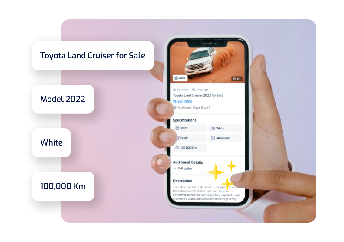 Describe Your Vehicle Well, and Use Good Keywords